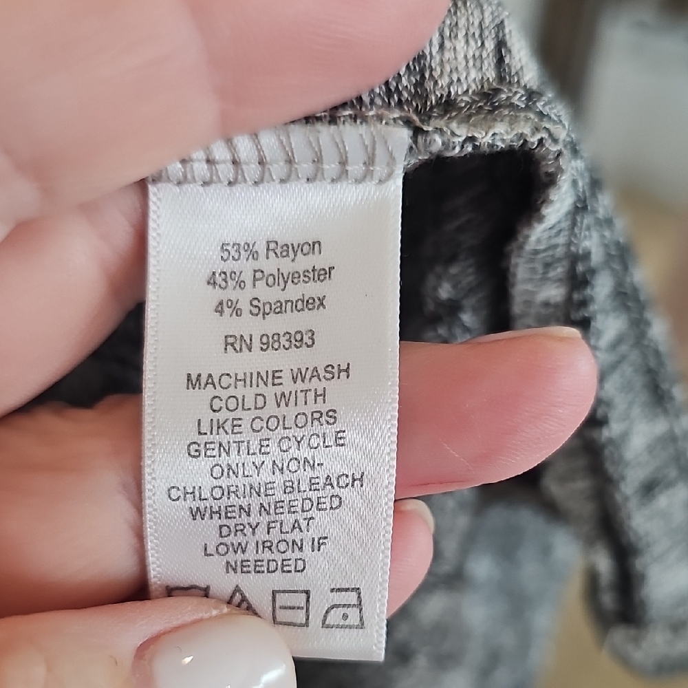 Gray Knit Open Cardigan - Picture 4 of 4